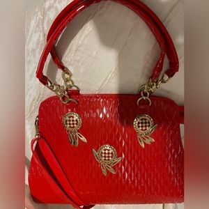 Beautiful Red Patent Leather purse
